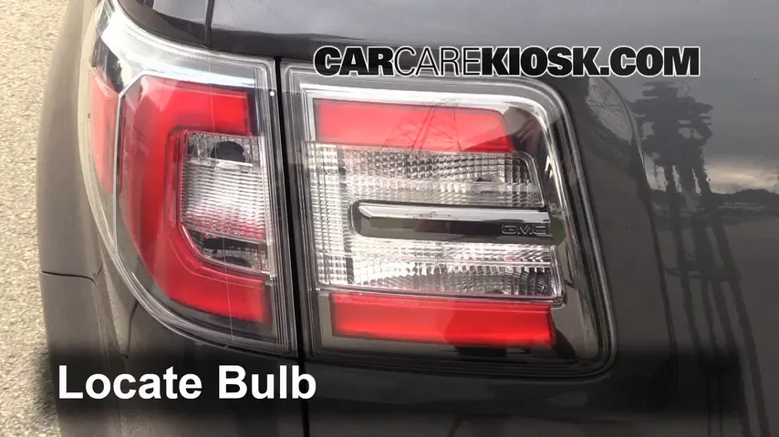 2013 GMC Acadia SLT 3.6L V6 Lights Reverse Light (replace bulb)